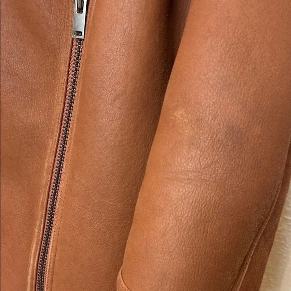 Annabelle Brown Shearling Jacket - Picture 6 of 11